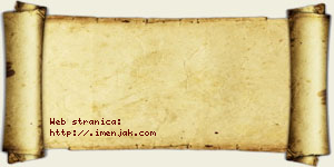 Atanasije Stanić vizit kartica